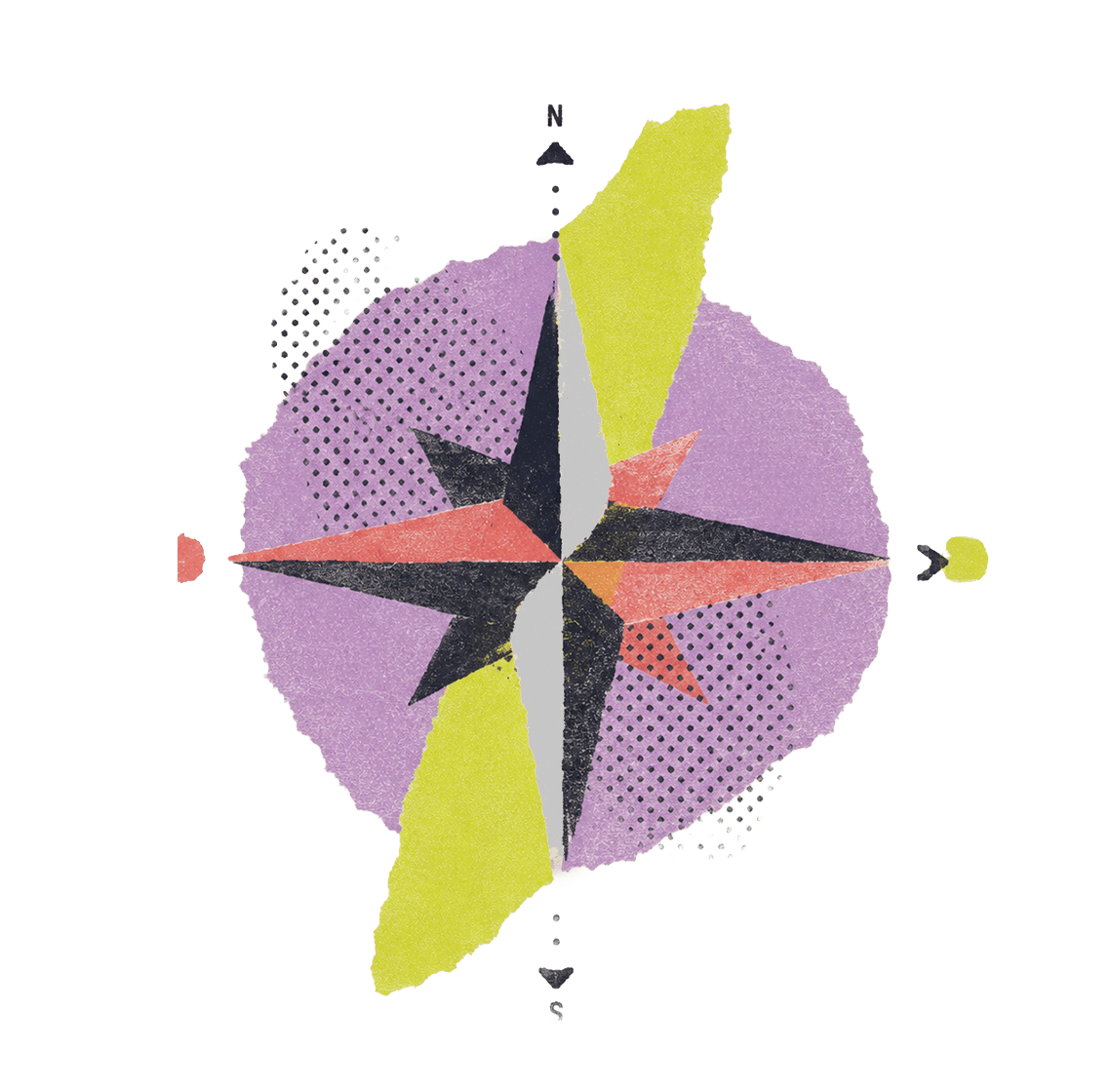 Compass illustration